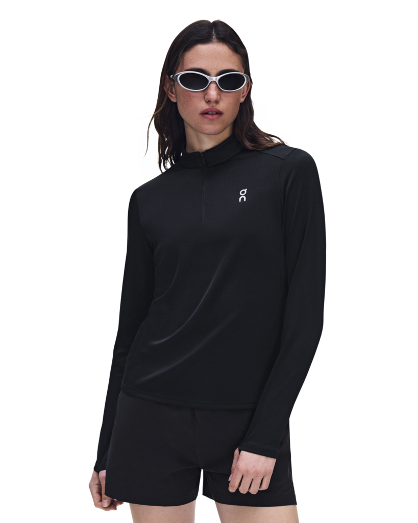 Women's On Running Core 1/4 Zip 1 Black