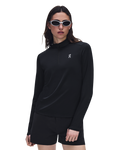 Women's On Running Core 1/4 Zip 1 Black