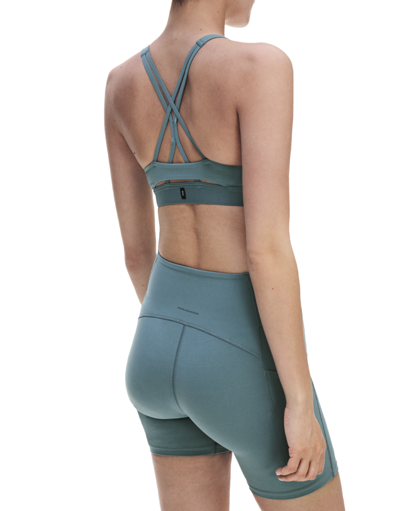 Women's On Running Studio Tights Short 6" 1 Agave — view 3