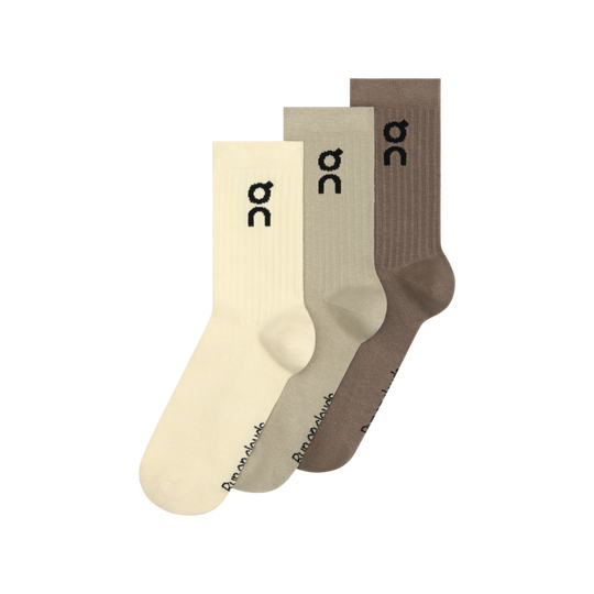 Unisex On Running Logo Sock High 3P 1 Hare/Brume