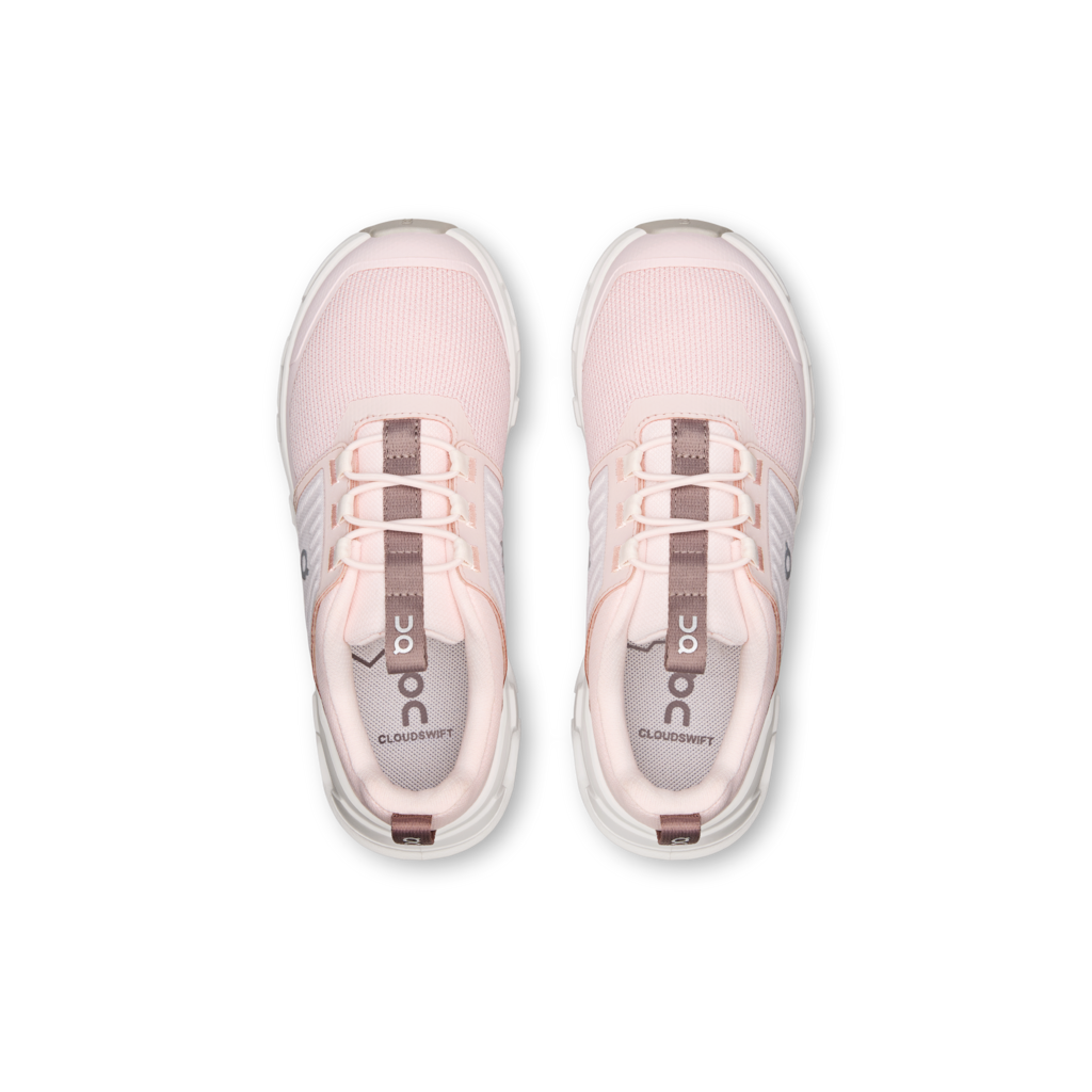 Kids On Running Cloudswift Kids 1 Salt | White — view 3