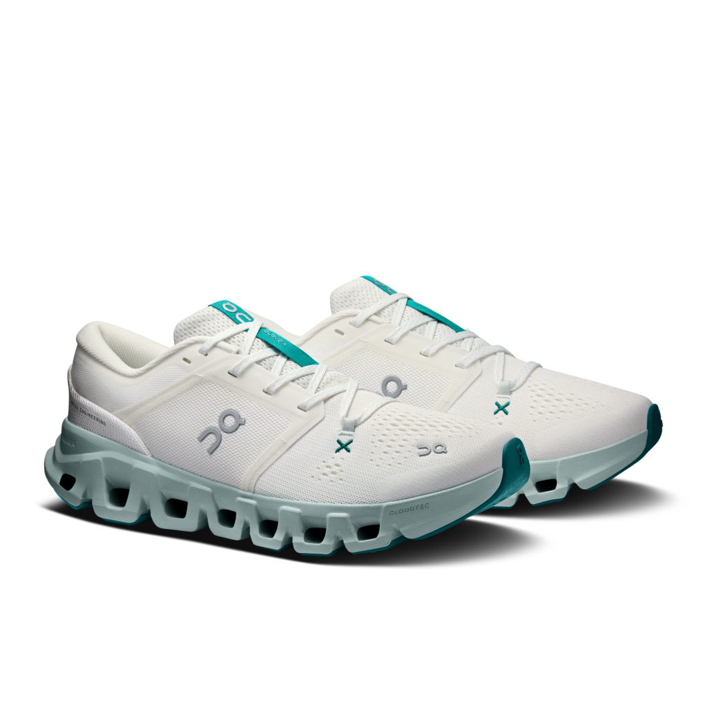 Women's On Running Cloud X 5 Ivory/Surf — view 2
