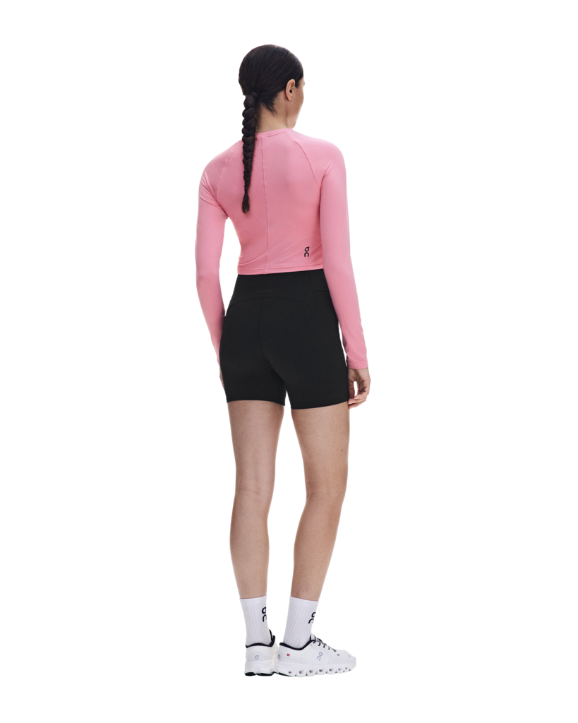 Women's On Running Studio Long-T Crop 1 Magnolia — view 4