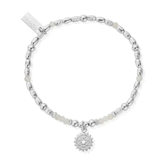 Moonstone-Crown Chakra Bracelet-SBMS684