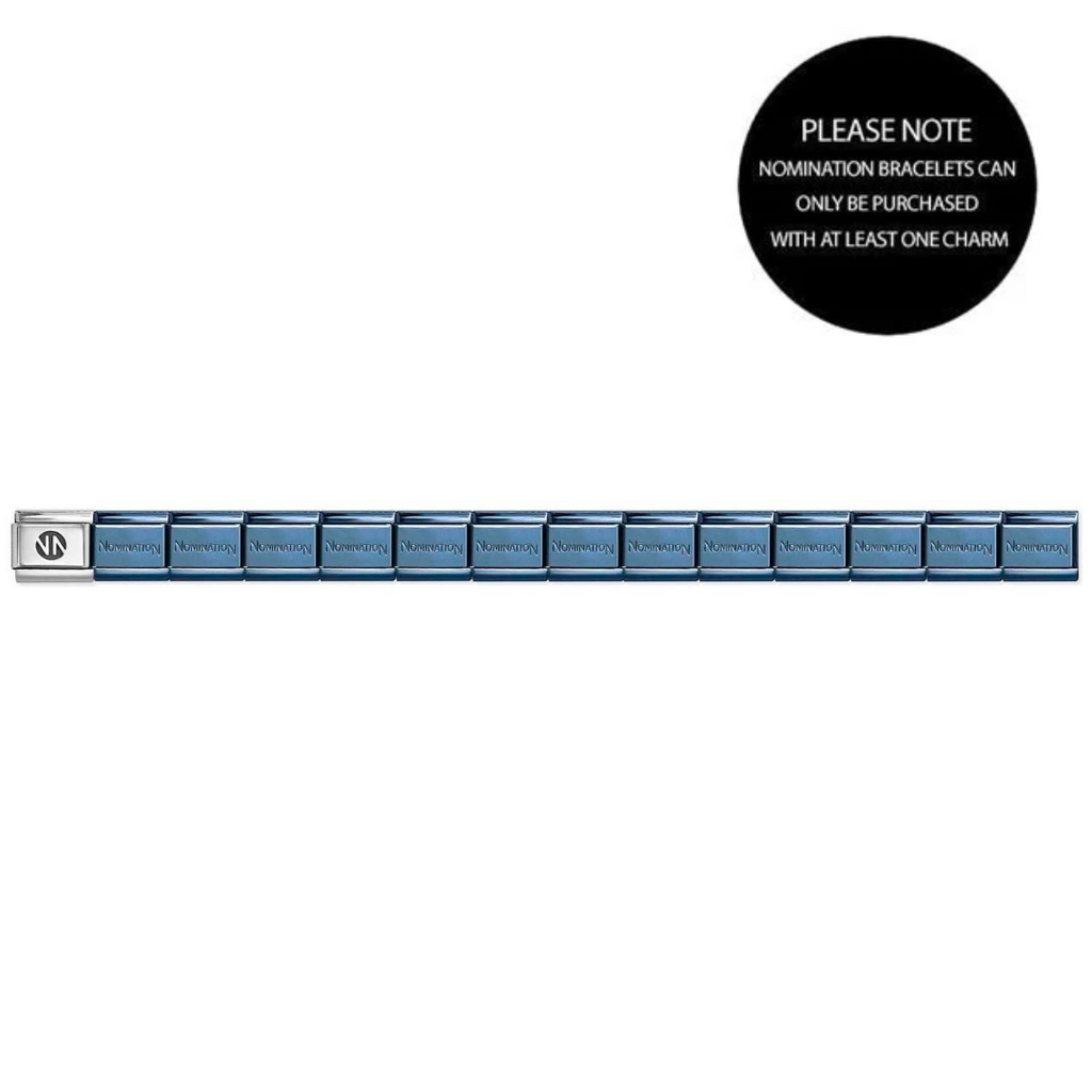 Nomination Composable™ Blue Base Bracelet With Style Icon NN Charm
