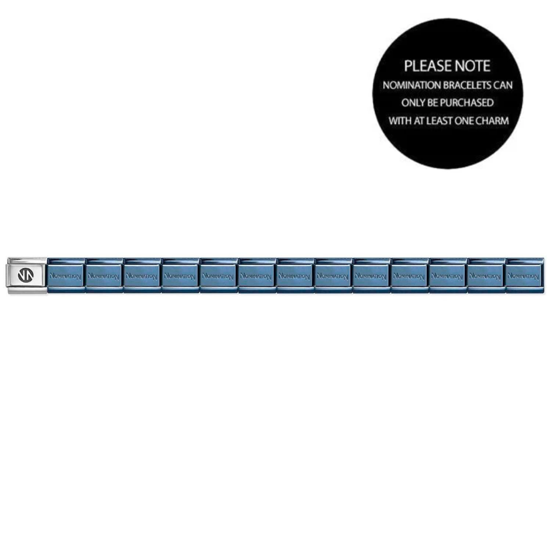 Nomination Composable™ Blue Base Bracelet With Style Icon NN Charm