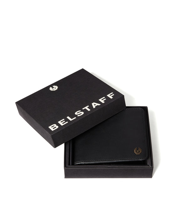 Mens Belstaff Foley Bifold Wallet Black Wallets