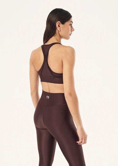 Women's P.E Nation Fusion Sports Bra In Dark Plum — view 6