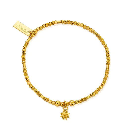 ChloBo Gold Plated Sunshine Sparkle Bracelet GBFBB3583