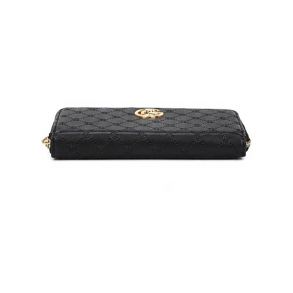 Women's Gabriella G Irina Zip Wallet Black