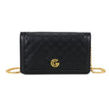 Women's Gabriella G Queen Wallet on Chain Black