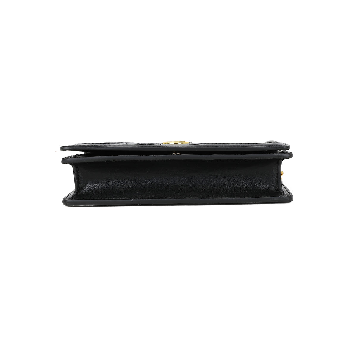 Women's Gabriella G Queen Wallet on Chain Black