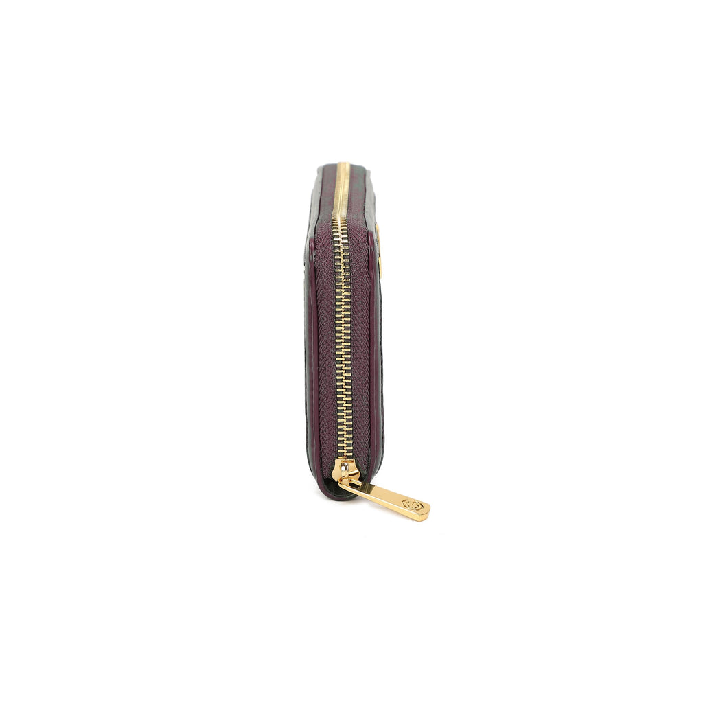 Women's Gabriella G Irina Zip Wallet Bordeaux