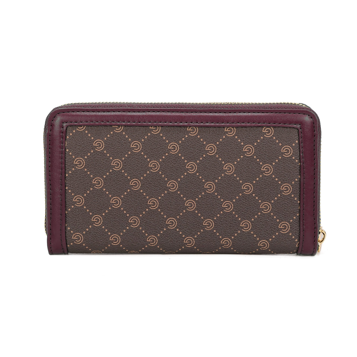 Women's Gabriella G Irina Zip Wallet Bordeaux