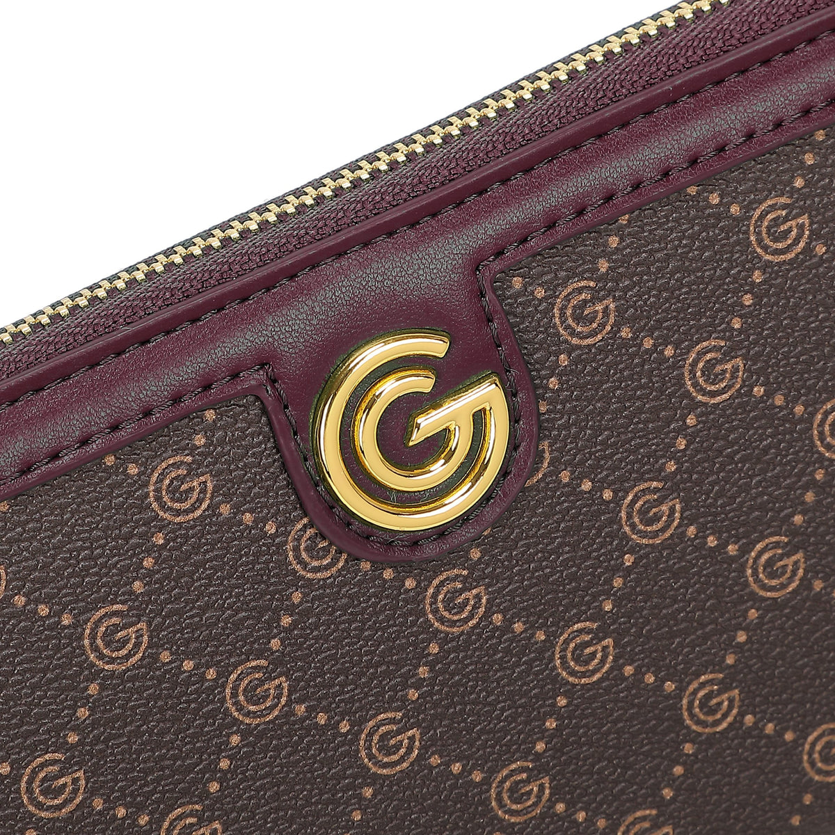 Women's Gabriella G Irina Zip Wallet Bordeaux
