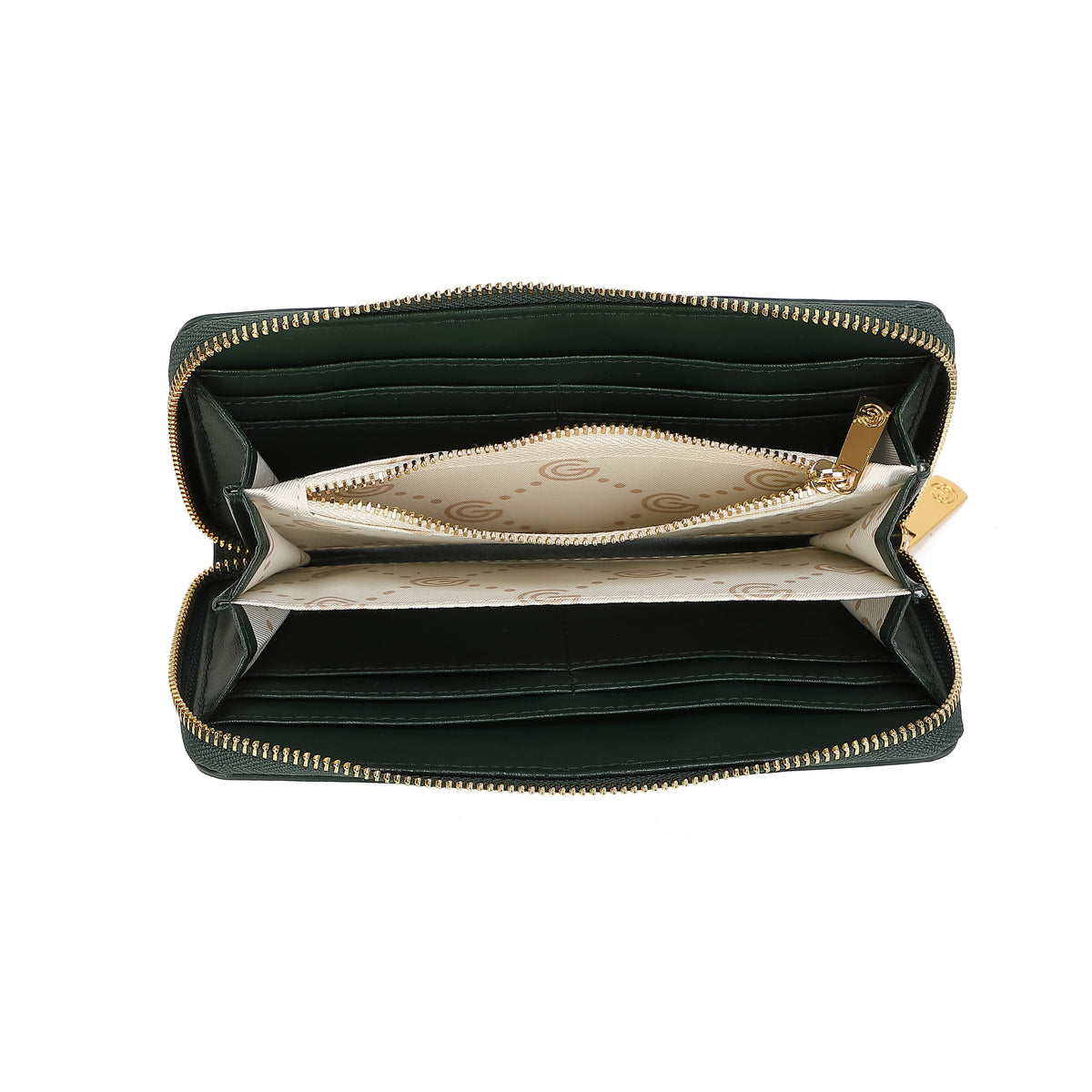 Women's Gabriella G Irina Zip Wallet Green