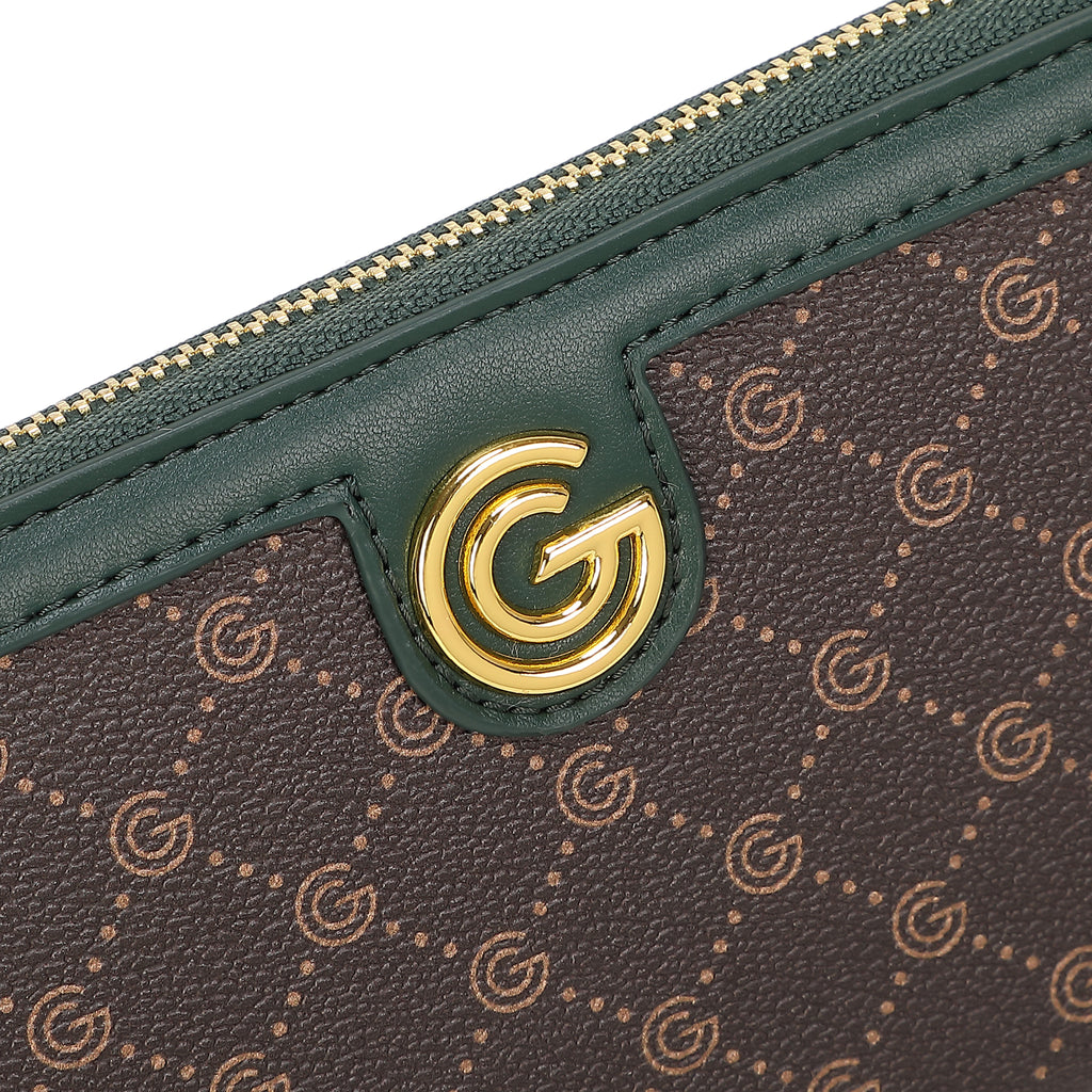Women's Gabriella G Irina Zip Wallet Green