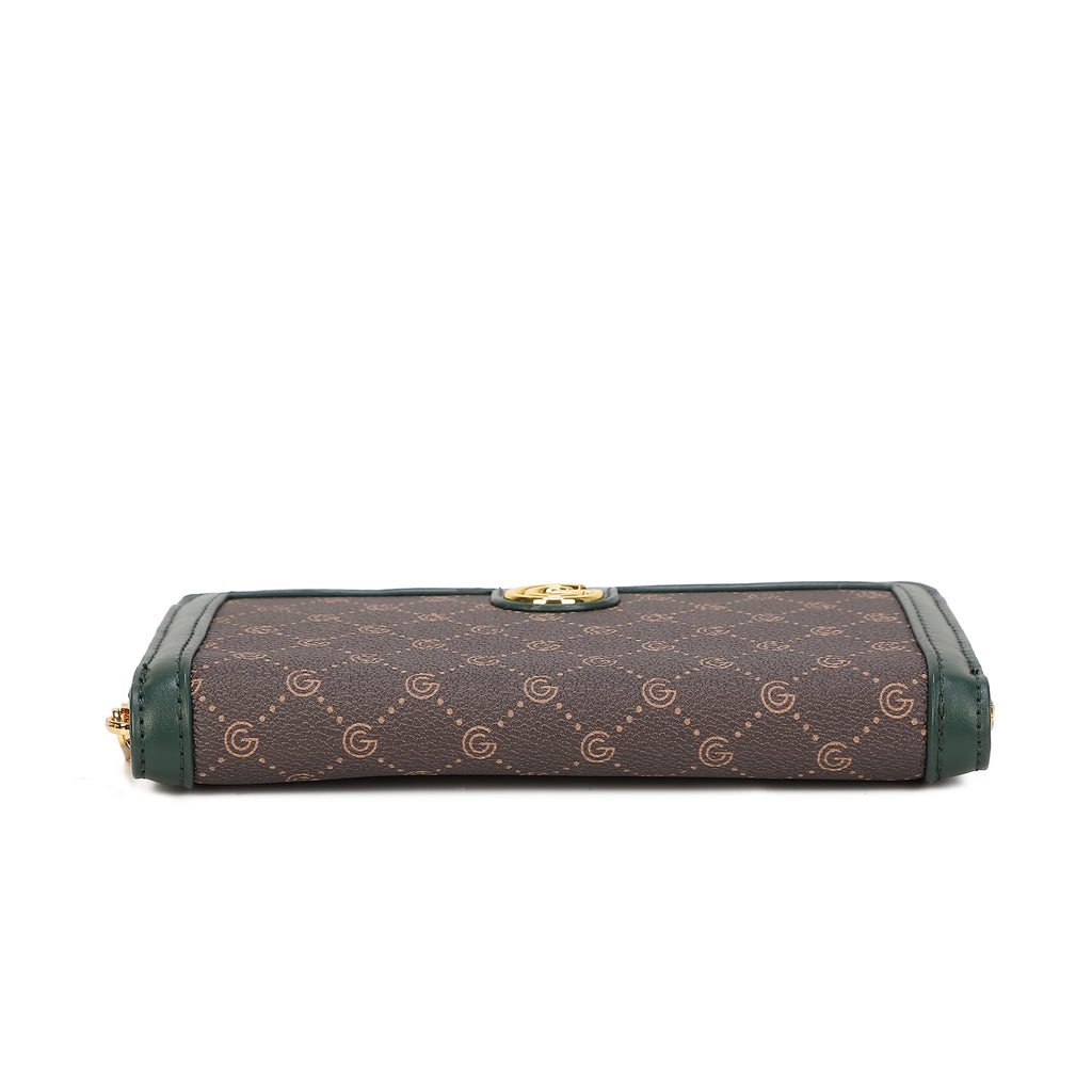Women's Gabriella G Irina Zip Wallet Green