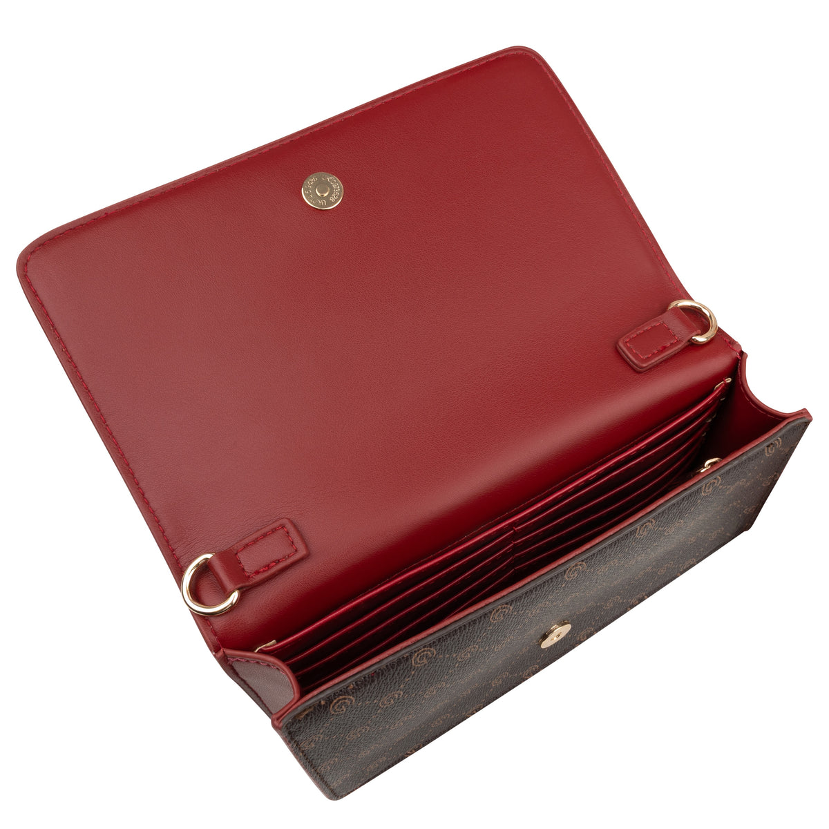 Women's Gabriella G Queen Wallet on Chain Bordeaux