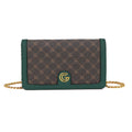 Women's Gabriella G Queen Wallet on Chain Green