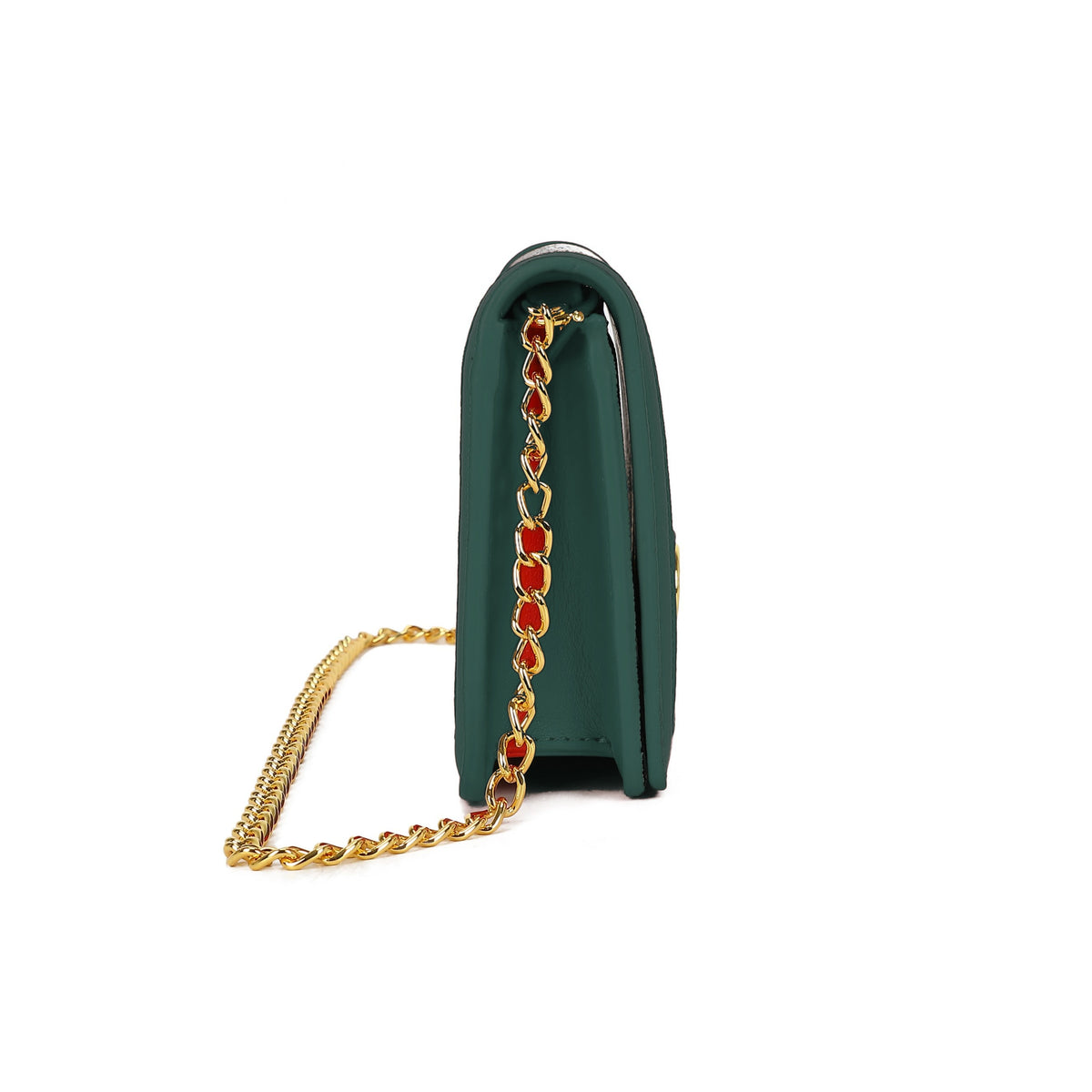 Women's Gabriella G Queen Wallet on Chain Green