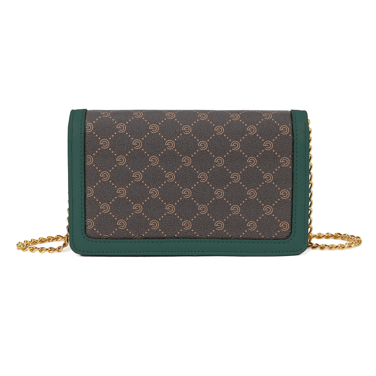 Women's Gabriella G Queen Wallet on Chain Green