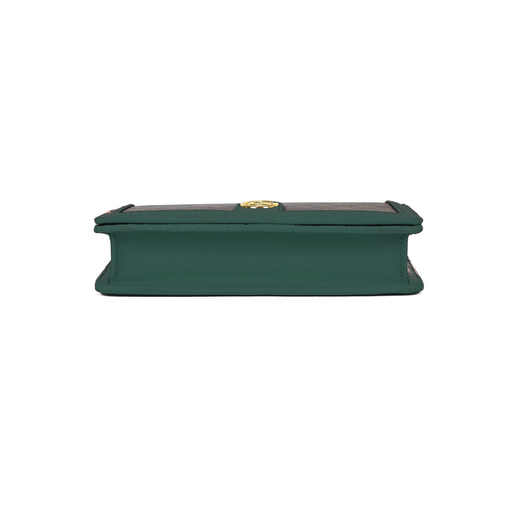 Women's Gabriella G Queen Wallet on Chain Green