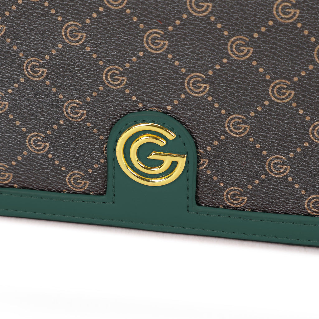 Women's Gabriella G Queen Wallet on Chain Green