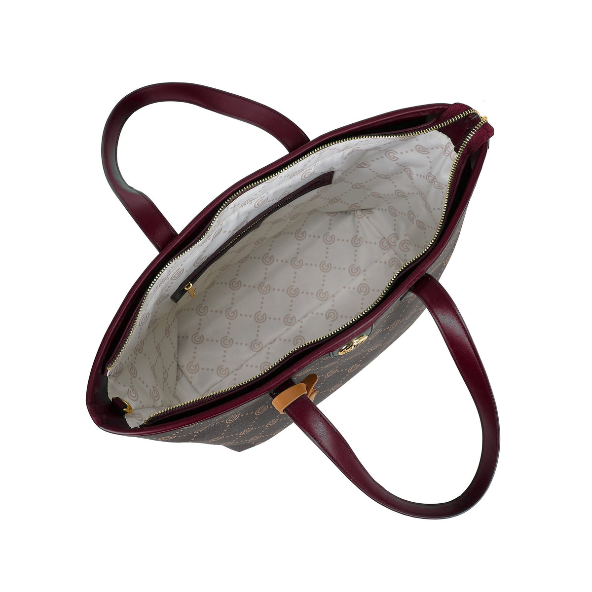 Women's Gabriella G Tiziana Shopping Bag Bordeaux