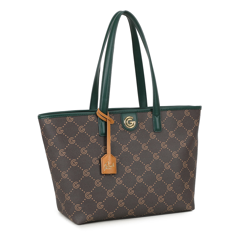 Women's Gabriella G Tiziana Shopping Bag Green