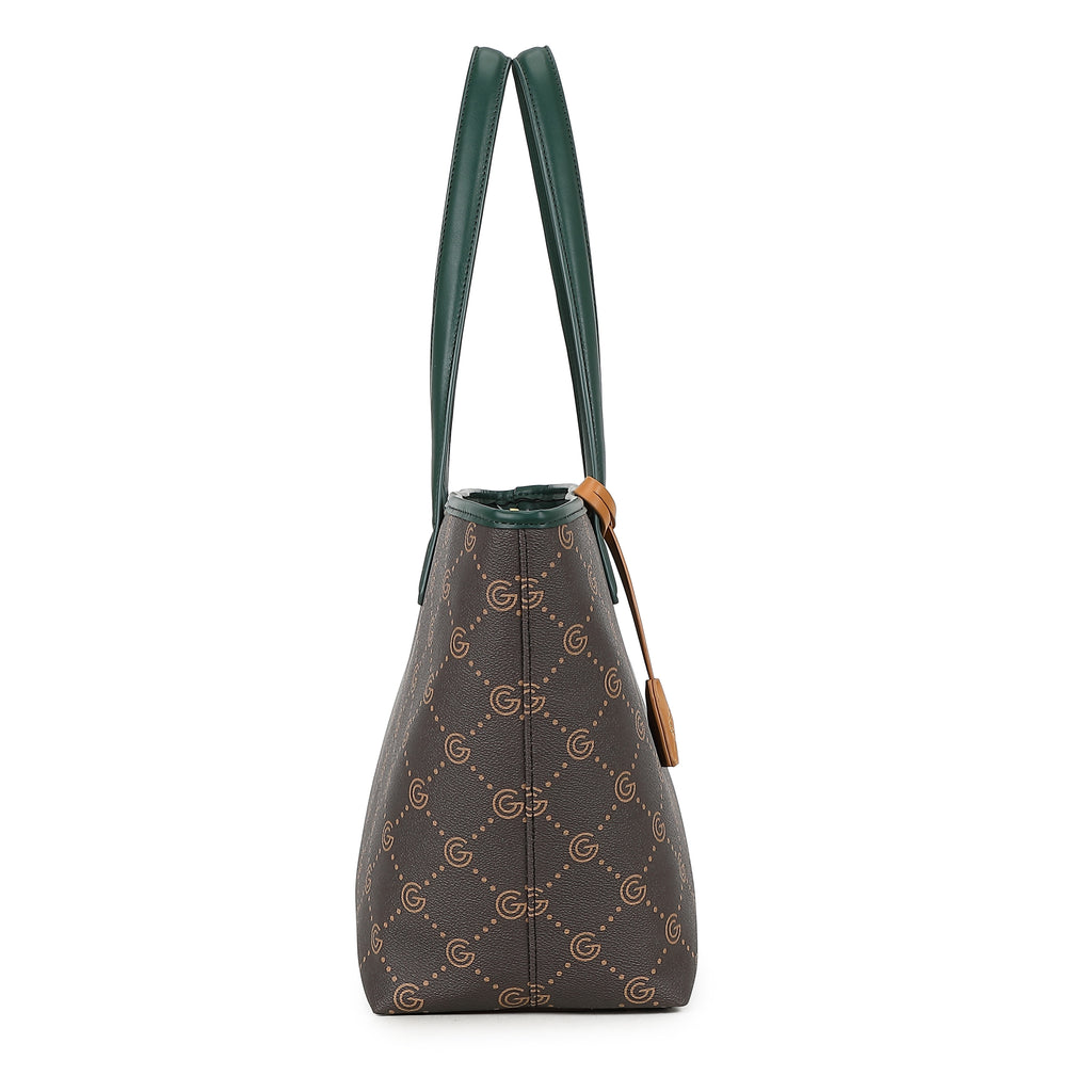 Women's Gabriella G Tiziana Shopping Bag Green
