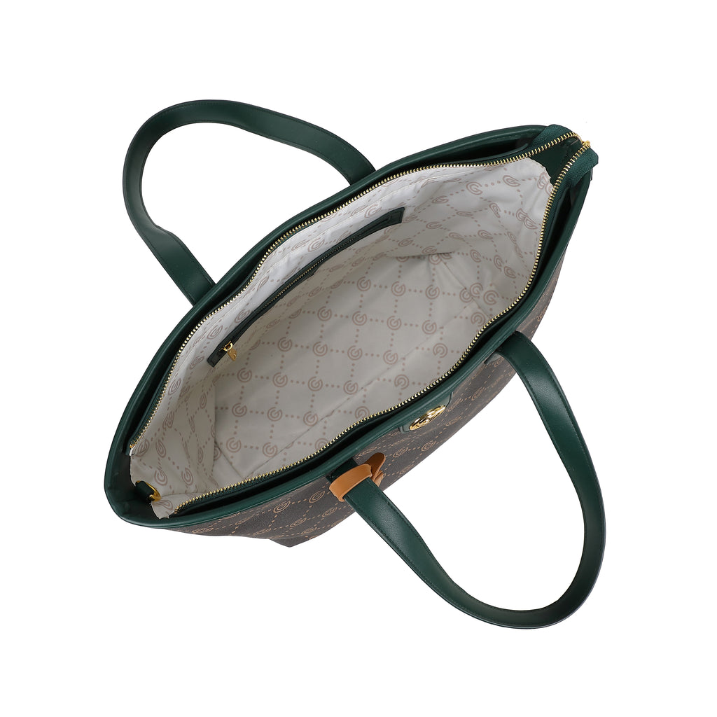 Women's Gabriella G Tiziana Shopping Bag Green
