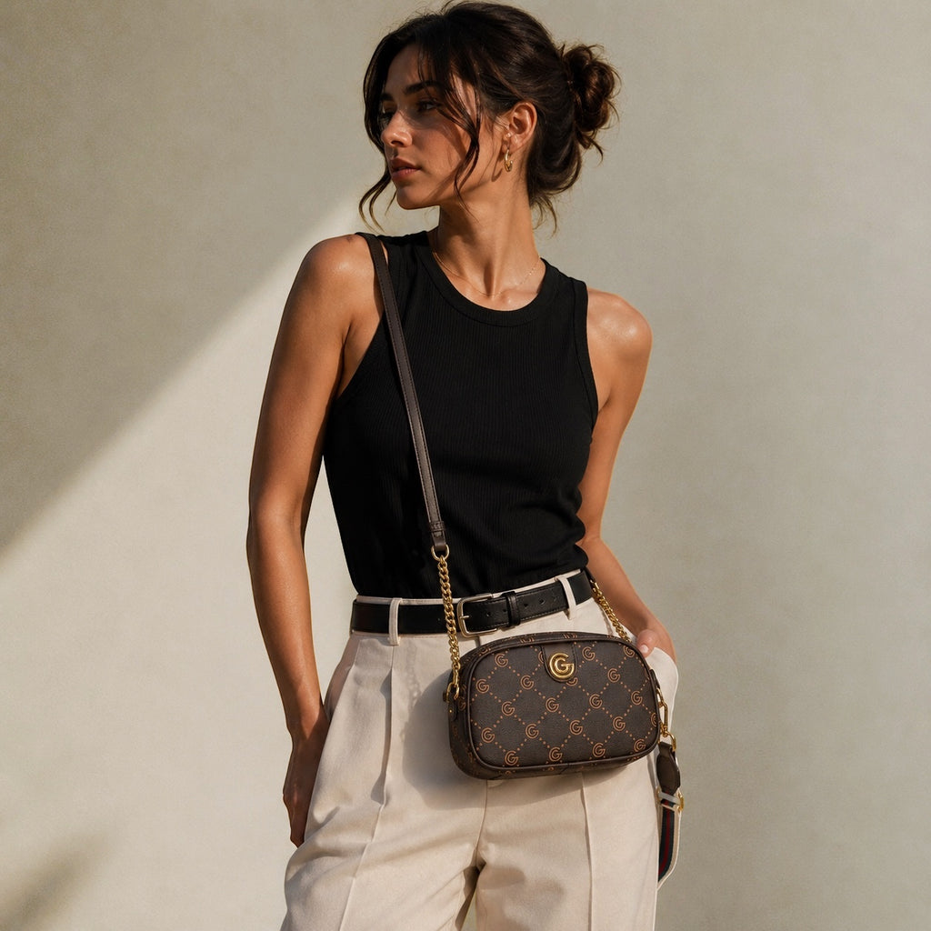 Women's Gabriella G Valencia Camera Bag Brown