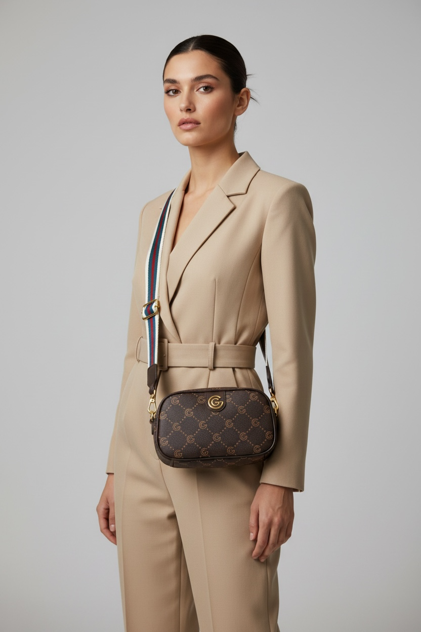 Women's Gabriella G Valencia Camera Bag Brown