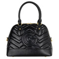 Women's Gabriella G Jackie Little Handle Bag Black