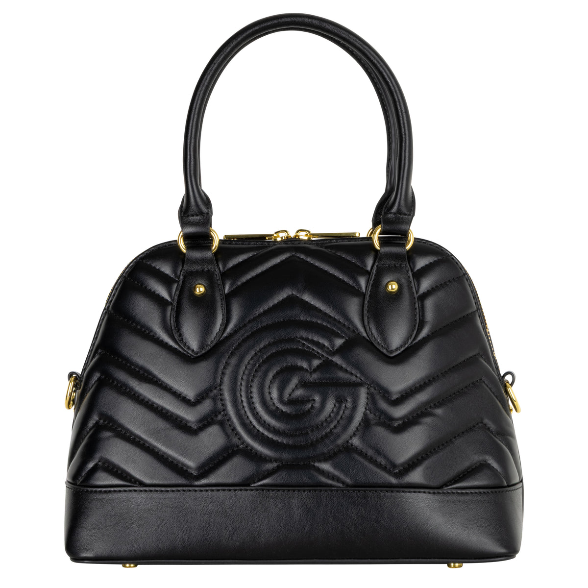Women's Gabriella G Jackie Little Handle Bag Black