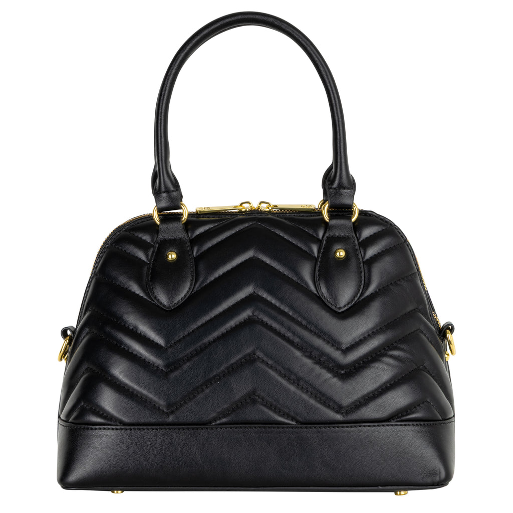 Women's Gabriella G Jackie Little Handle Bag Black