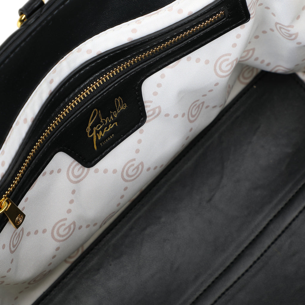 Women's Gabriella G Sofia Tote Bag Black