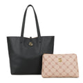 Women's Gabriella G Luana Reversible Shopping Bag Black
