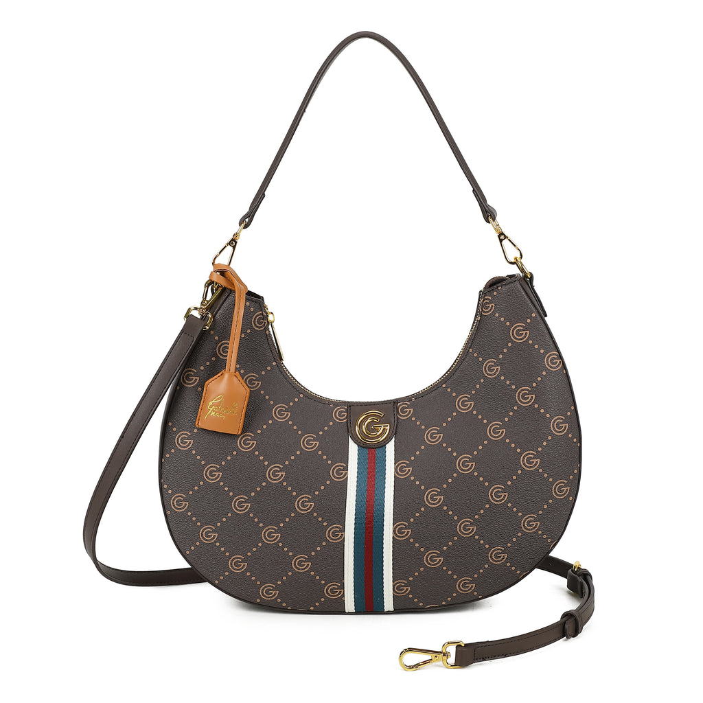 Women's Gabriella G Jennifer Hobo Bag Brown
