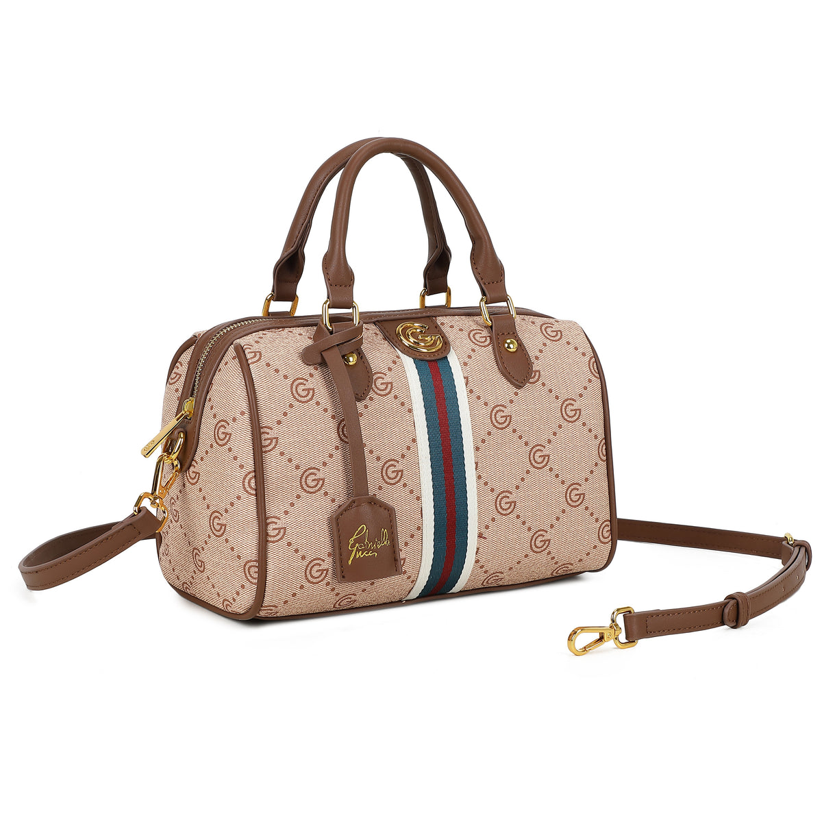 Women's Gabriella G Katia Bowling Bag Cream