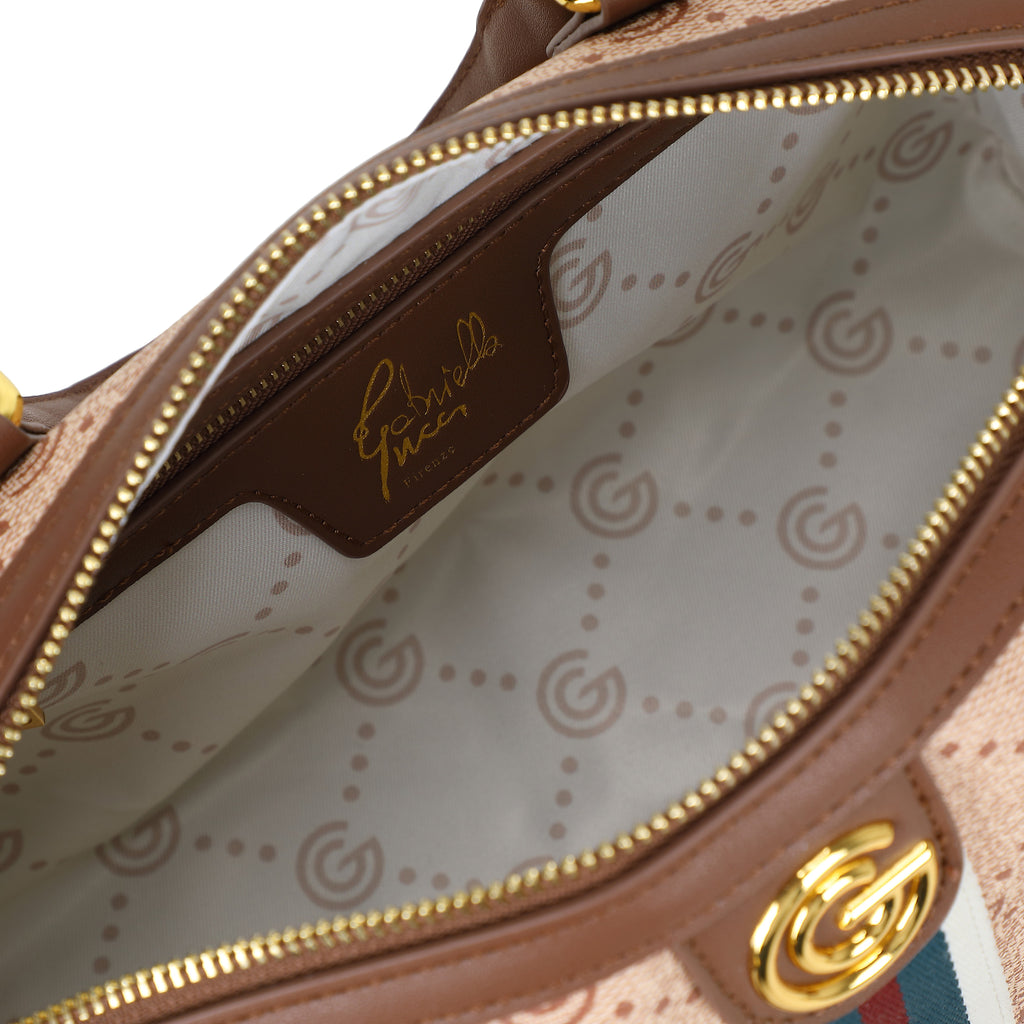 Women's Gabriella G Katia Bowling Bag Cream