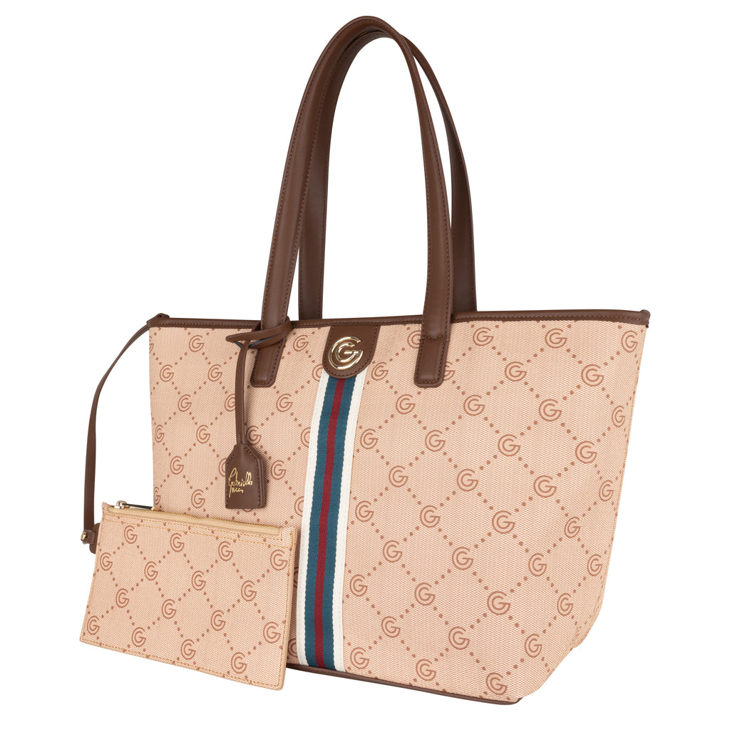 Women's Gabriella G Tiziana Shopping Bag Cream
