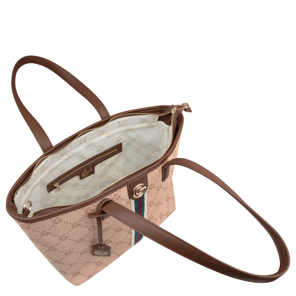 Women's Gabriella G Tiziana Shopping Bag Cream