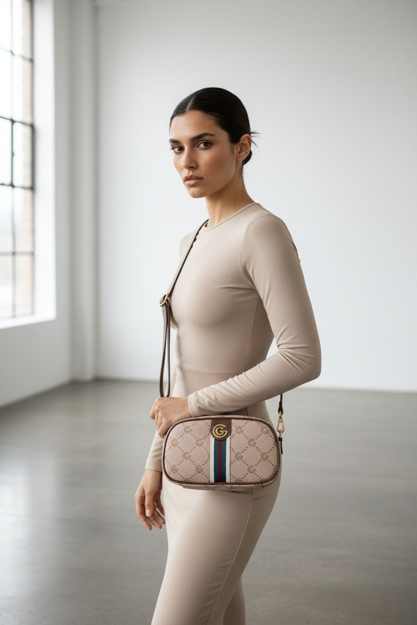 Women's Gabriella G Valencia Camera Bag Cream