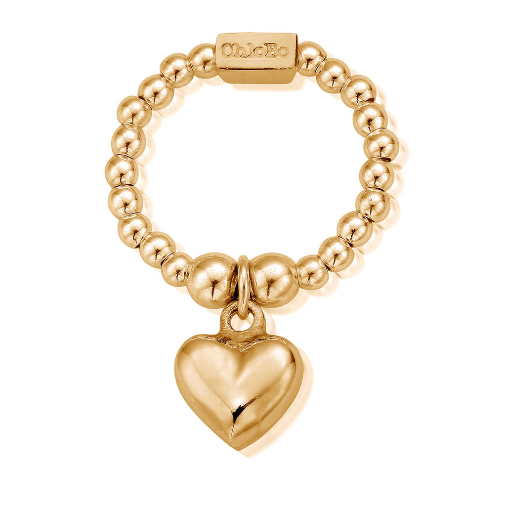 ChloBo Mini Puffed Heart Ring