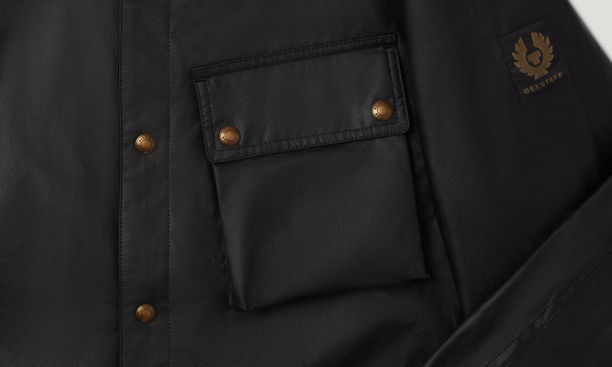Mens Belstaff Ground Jacket Black Jackets — view 3
