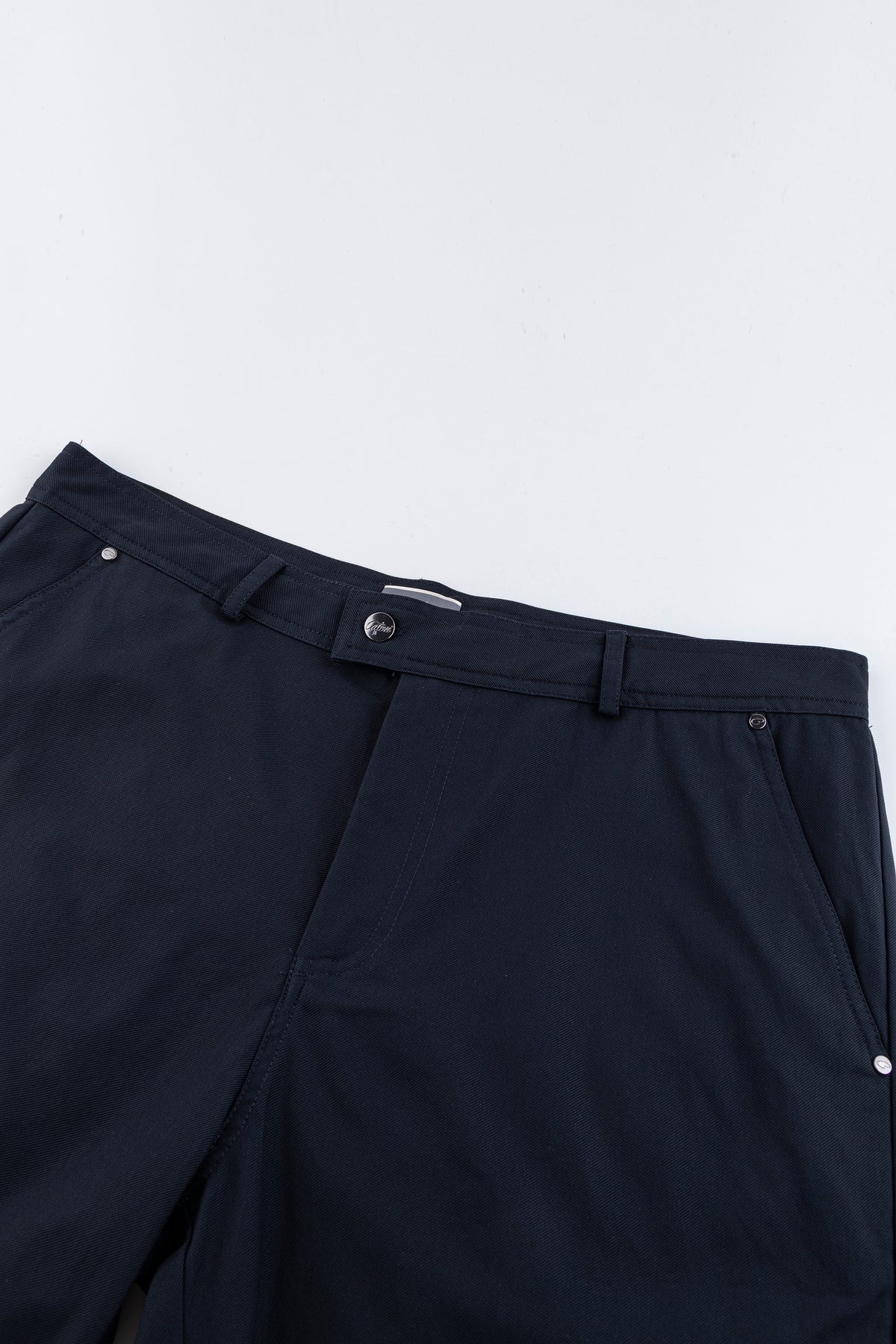 Men's Catini Alcorto Chino Shorts in Navy Blue — image 3