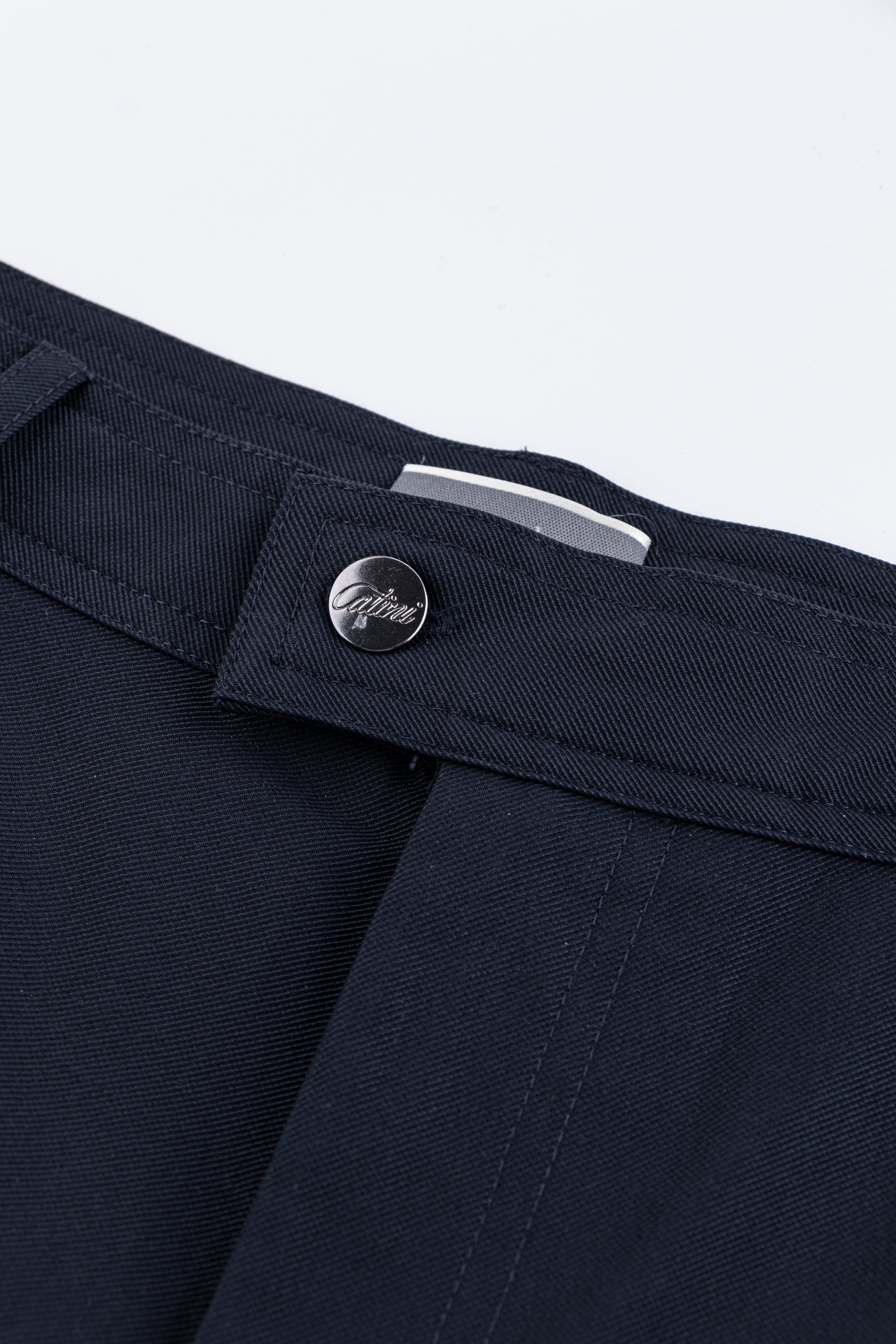 Men's Catini Alcorto Chino Shorts in Navy Blue — image 4