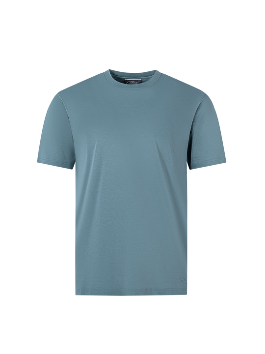 Men's Catini Firenze Plain T-Shirt in Light Teal